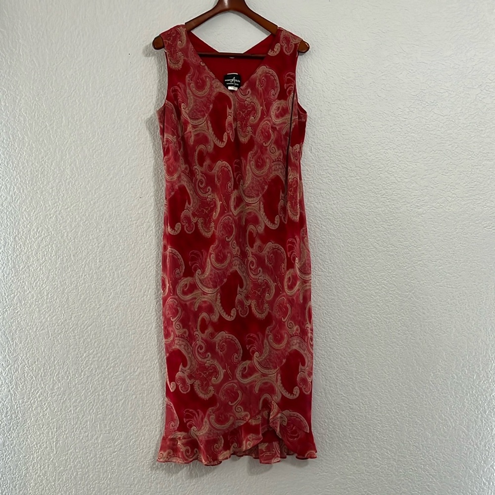 Vintage Y2K Paisley Slip Dress